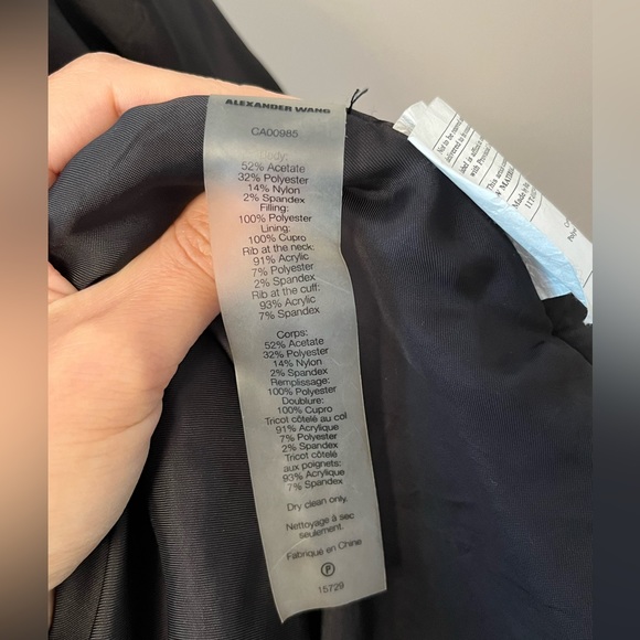 T Alexander Wang satin blush bomber. - Picture 11 of 12